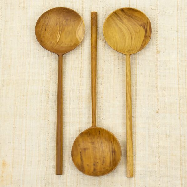 TEAK Round spoon